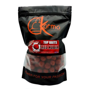 Boilie KARMA Top Bait Red Nubia, 1 kg