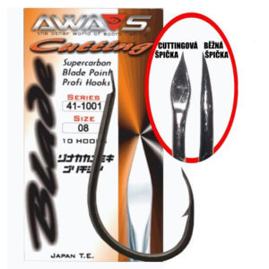 Háčky AWA´S Cutting Blade 1001 Black Nickel