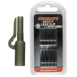 Závesný klip StarBAITS Safety Lead Clip farba zelená