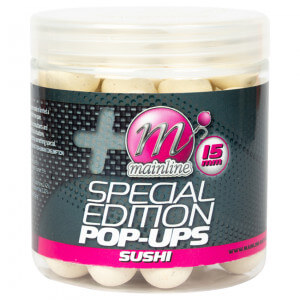Boilies MAINLINE Special Edition Pop Up Sushi White, 15 mm