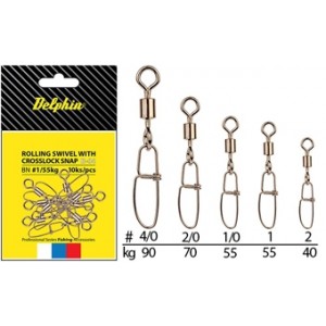 Obratlík s karabinkou DELPHIN