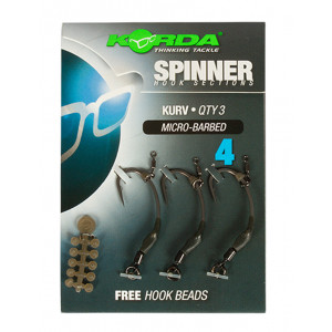 Háčky KORDA Spinner Hook Sections Kurv