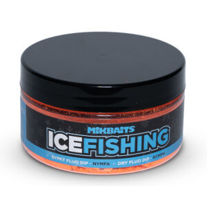 Obrázek 2 k Práškový dip MIKBAITS ICE Fishing Range Fluo, 100ml, cesnak
