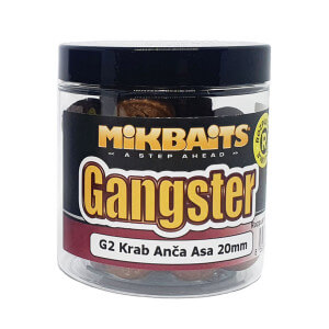 Rozpustné boilie MIKBAITS Gangster G2 Krab Ančovička Asa