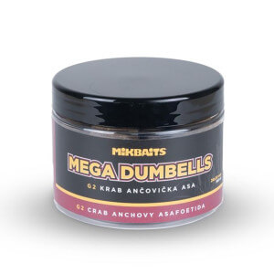 Obrázok 2 k Boilie MIKBAITS Gangster Mega Dumbells G2 Krab Ančovička Asa, 30 mm