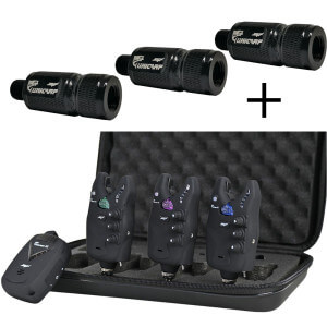 SET 3 signalizátorů ZICO Unicarp III s příposlechem + magnetické rychlospojky UNICARP
