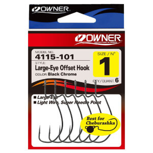 Háčiky OWNER s očkom 4115, bal. 6 ks