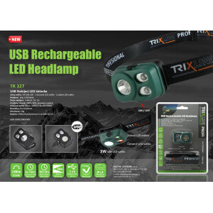 Obrázek 3 k Nabíjecí čelovka TRIXLINE 3W XPE Headlamp TR A217
