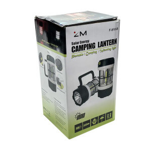 Kempingová lampa Solar Energy Camping F-910-B