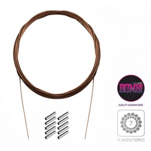 Ocelové lanko DELPHIN Bomb s krimpovacími svorkami