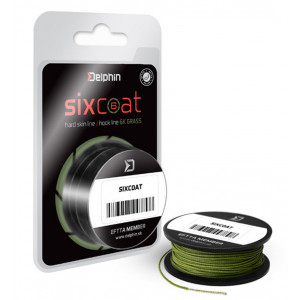 Návazcový šňůra DELPHIN Skin Line Sixcoat Grass