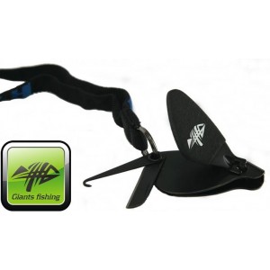 Cvakátko Giants Fishing Clipper Black s nožíkom