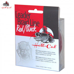 Obrázek 4 k Návazcové šňůra HELL-CAT Leader Braid Line Red/ Black