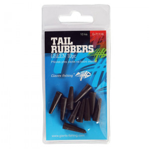 Převleky GIANTS FISHING Tail Rubbers Green
