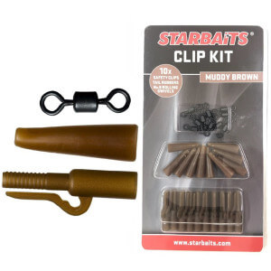 Montáž STARBAITS Clip Kit Set barva hnědá