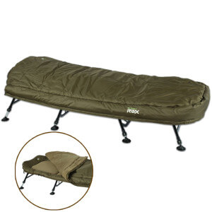 SET lehátko GIANTS FISHING Bedchair a spací pytel Sleeping Bag System RWX