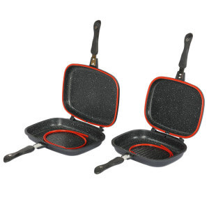 Obrázek 3 k SET = pánev GIANTS FISHING Eazi Pan Large 32 cm + nerezový příbor