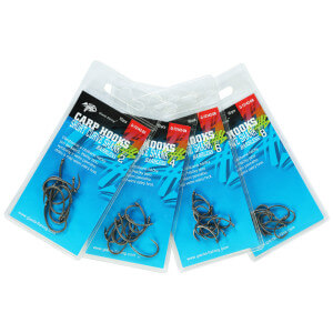 Háčky GIANTS FISHING Short Curve Shank s očkem bez protihrotu