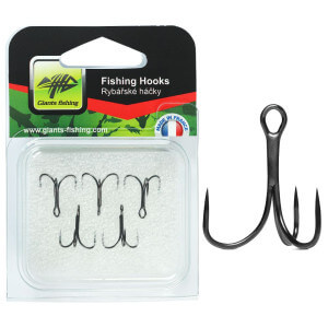 Trojháčky GIANTS FISHING 2X Strong, bez protihrotu