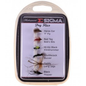 Sada mušek SHAKESPEARE Sigma Fly Selection Stillwater Dries