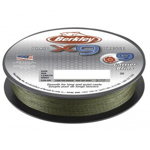 Obrázok 2 k Šnúra BERKLEY X9 Braid Low Vis Green