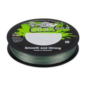 Obrázek 2 k Šňůra Berkley SICK X8 Braid, 0,08 mm, nosnost 6 kg, zelená