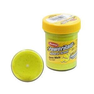 Těsto BERKLEY PowerBait Extra Scent Glitter Trout Bait, Corn