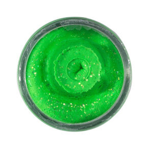 Obrázok 2 k Cesto BERKLEY PowerBait Natural Glitter Trout Dough Spring Green, Garlic