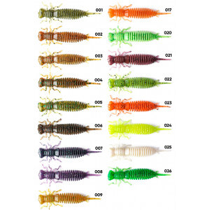 Nástraha FANATIK Larva 3,5"; 8,5 cm, 4 ks