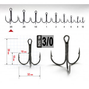Trojháčky FANATIK FT-1103, 1 ks
