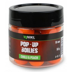 Plovoucí boilie NIKL Chilli & Peach, 50 g