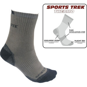 Ponožky Sports trek thermo vel. 43-46
