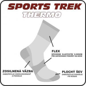 Obrázek 2 k Ponožky Sports Trek Thermo
