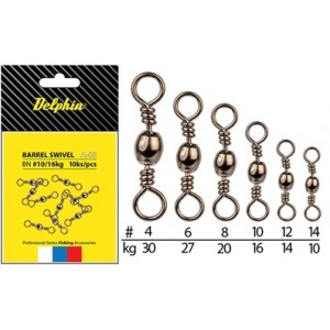 Obratlík DELPHIN Barrel Swivel