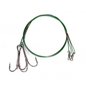 Lanko MIVARDI Wire Leader With Swivel s trojháčikem