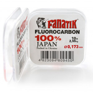 FANATIK Fluorocarbon priemer 0,225 mm, nosnosť 4,29 kg, balenie 10 m
