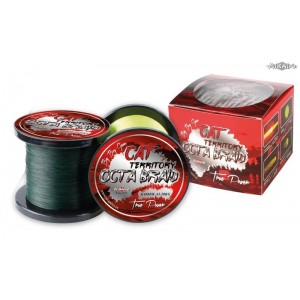 Šňůra MIKADO Cat Territory Octa Braid Green