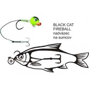 Obrázek 2 k Jig - sumčiarsky systém Black Cat Fireball Rig
