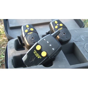 Obrázok 2 k SET = Sumcové otrasové signalizátory Black Cat Bite Alarm + puzdro DAIWA
