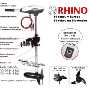 Obrázok 3 k SET - čln SPORTEX Shelf 310 + elektromotor RHINO VX 28