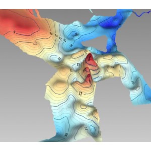 Obrázek 7 k Software LOWRANCE HDS 3D, priestorový, modeling II.