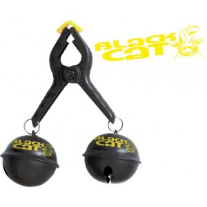 Rolnička Black Cat Big Bells schwarz/ gelb