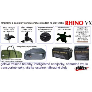 Obrázek 3 k SET = elektromotor RHINO VX + gel. akumulátor 12V/ 65Ah