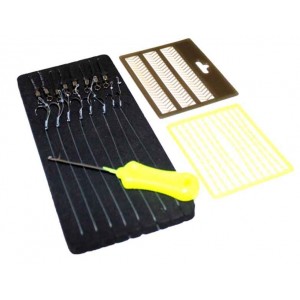 Set návazců SPORTS Carp Starter Rig + zarážky + jehla