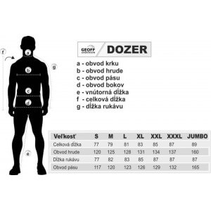 Obrázek 3 k SET = pracovní kalhoty GEOFF ANDERSON Urus 6 + bunda Dozer 6 maskáč