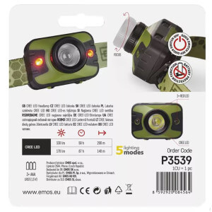 Obrázok 4 k Čelovka EMOS Cree led 330 lm
