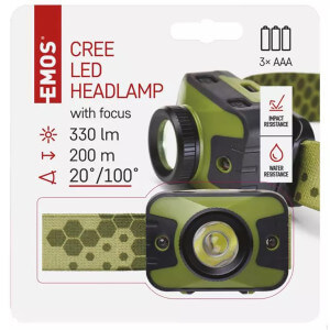 Obrázok 5 k Čelovka EMOS Cree led 330 lm