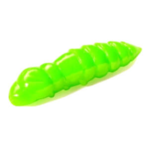 Dipovaná umělá nástraha FishUp Pupa 3 cm, 10 ks, Hot Chartreuse