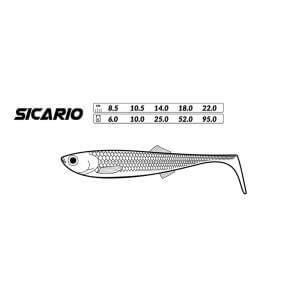 Obrázek 2 k Nástraha MIKADO Sicario 18 cm, 2 ks, Bleeding Dace