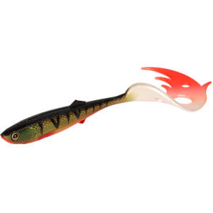 Nástraha MIKADO Sicario Pike Tail 18 cm, 2 ks, Bloody Perch